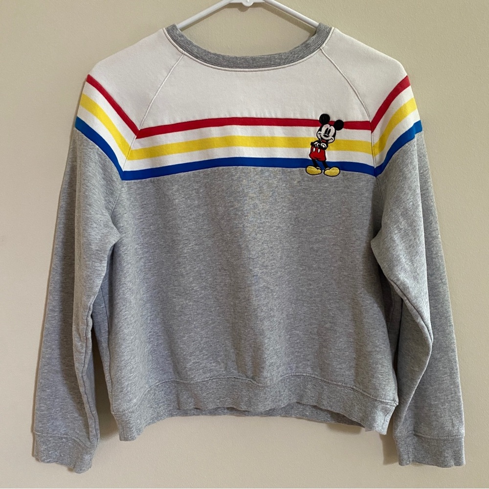 Disney Striped Gray Jumper